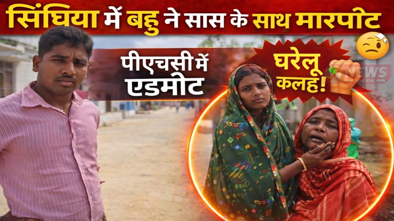 Daughter-in-law assaults mother-in-law in Singhia, victim admitted to PHC